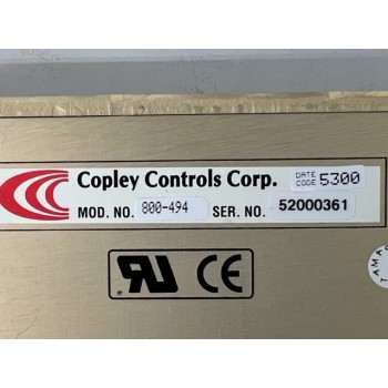Copley Controls Model 800-494 3 Phase Servo Motor Controller